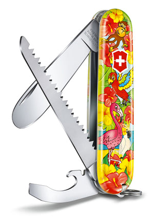 Navaja para niños My First Victorinox edición loro, 9 usos