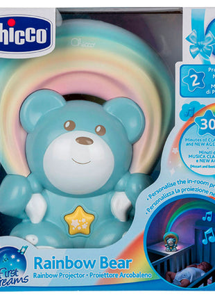 Lámpara de noche Oso Arcoíris azul Chicco