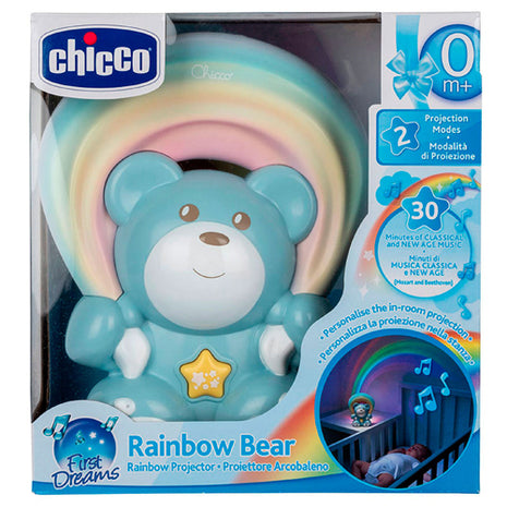 Lámpara de noche Oso Arcoíris azul Chicco