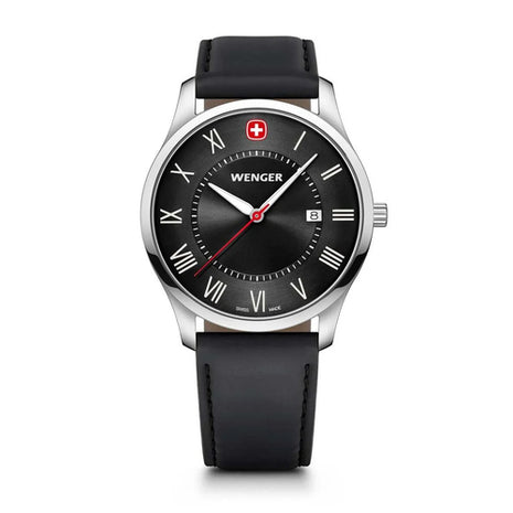 Wenger reloj para caballero city classic Mod. 01.1441.138 color: negro