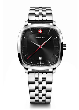 Wenger reloj para caballero city classic Mod. 01.1921.102 color: plata