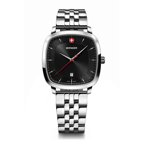 Wenger reloj para caballero city classic Mod. 01.1921.102 color: plata