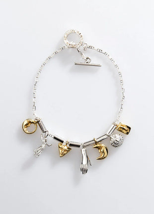 Sergio Bustamante Pulsera Los 7 Encantos. Medida largo 18 cms. Dama