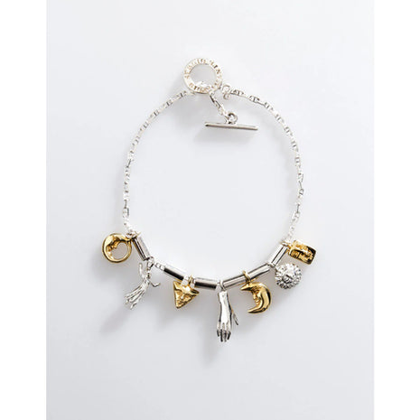 Sergio Bustamante Pulsera Los 7 Encantos. Medida largo 18 cms. Dama