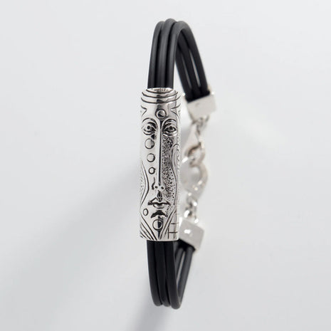 Sergio Bustamante Pulsera Almuñecar Medida largo 20 cms. Caballero