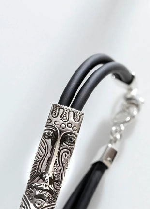 Sergio Bustamante Pulsera Jerez. Medida Largo 20 cm. Caballero