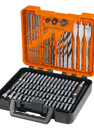 Juego de brocas y puntas 100 piezas Truper
