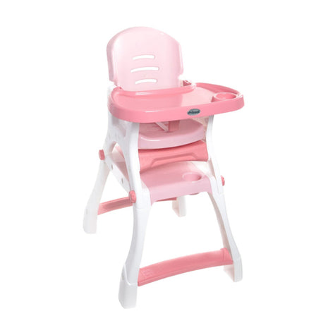 Prinsel Silla Alta Caddy 2 en 1 Mod. 1016 Para Bebé Rosa