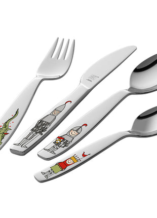 Zwilling Juego de cubiertos 1026659 plata para niños de acero inoxidable