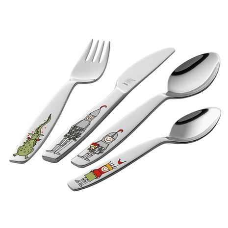 Zwilling Juego de cubiertos 1026659 plata para niños de acero inoxidable