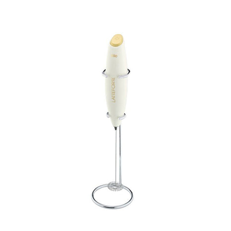 Cilio Espumador de leche 103182 blanco con soporte metálico