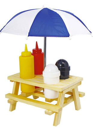 Set de Especias Mesa de picnic y sombrilla Küchenprofi