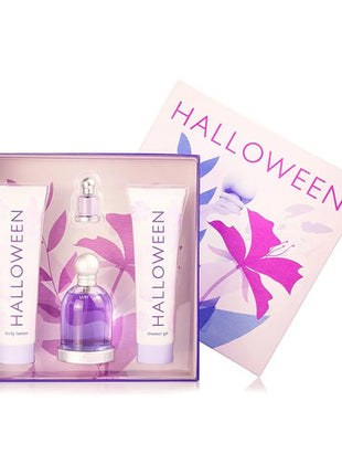 Jesus del Pozo Set 4 pizas Halloween edt 100 ml, Crema Corporal 150 ml, Gel Ducha 150 ml y Mini edt 4.5 ml Dama