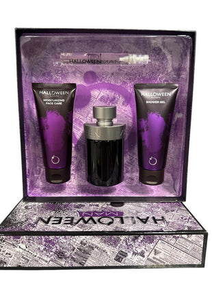 Jesus del Pozo Set 4 pzs Halloween Man EDT 125ml, face care 100ml, shower gel 100ml, mini EDT 10ml, caballero