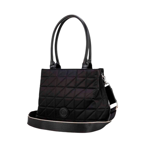 Cloe Bolsa Satchel Mediana Mod 2BLCI25320NEG Con Rubber Color Menta. Dama