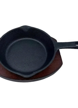 Vencor sartén Mod. 1225006, color: negro de hierro fundido y base mini