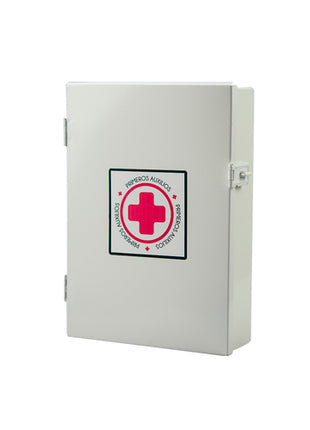 Karlen Botiquín Primeros Auxilios grande 14BOTIQU008SM blanco con cerradura porta candado