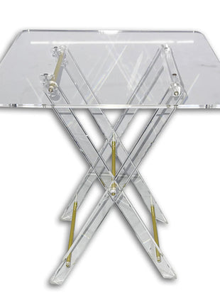 Brang Set de mesas Mod. 1523, square clear con 4 pzs.