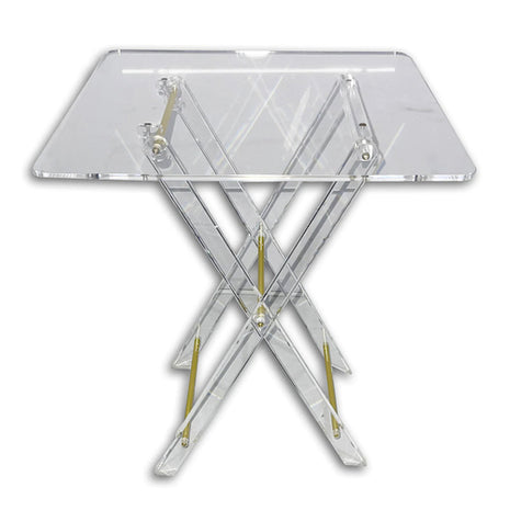 Brang Set de mesas Mod. 1523, square clear con 4 pzs.
