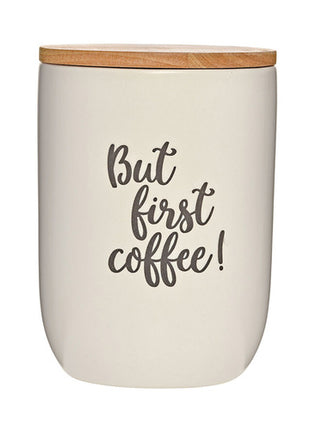 Cilio contenedor para café Mod. 152616, color: blanco, de 1 ltr.