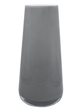 Florero Opal gris 34cm 1588-285 Nuvo
