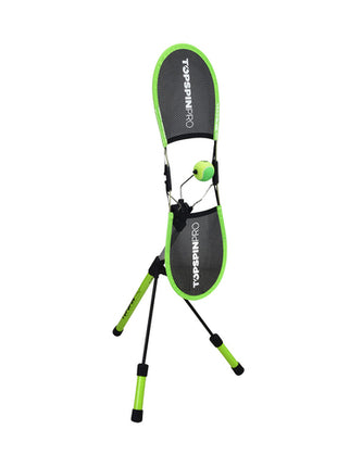 Topspinpro asistente de entrenamiento Mod. 15RAQUET064TS, color: negro con verde, para tenis