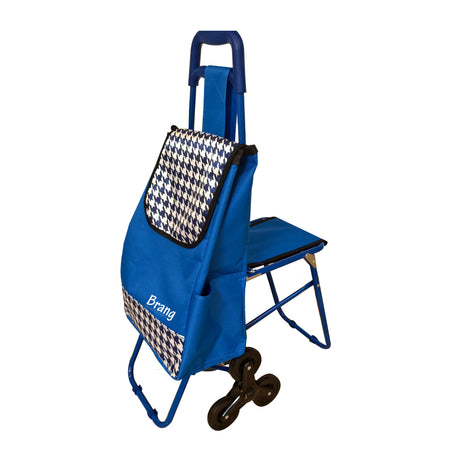 Carro de mandado con silla azul 1636 Brang