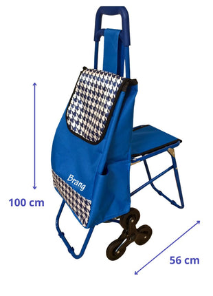 Carro de mandado con silla azul 1636 Brang