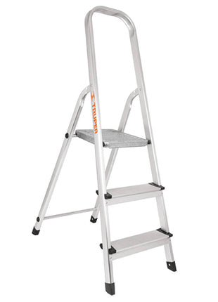 Escalera tubular plegable 3 peldaños Truper
