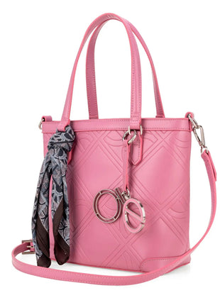 Cloe Bolsa Tote Chico Mod 1BLCO25970ROS Con Pouch Desprendible Color Rosa. Dama