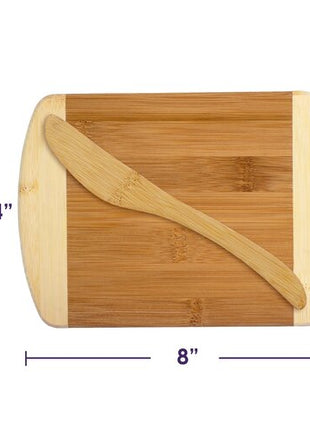 Tabla de quesos con esparcidor Totally Bamboo
