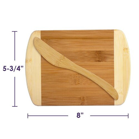 Tabla de quesos con esparcidor Totally Bamboo