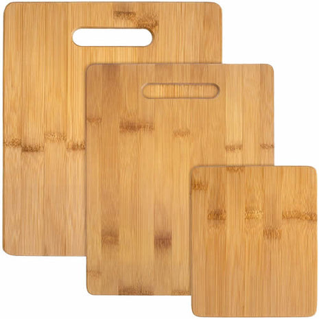 Set de 3 tablas de bambú Totally Bamboo
