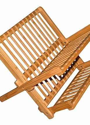 Escurridor de trastes plegable de bambú Totally Bamboo