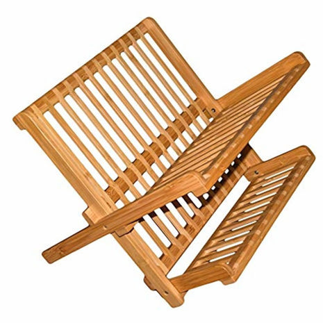 Escurridor de trastes plegable de bambú Totally Bamboo