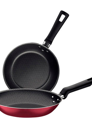 Tramontina Juego de sartenes Loreto 20399780 rojo de 2 piezas en aluminio con revestimiento interno y externo antiadherente Starflon Max