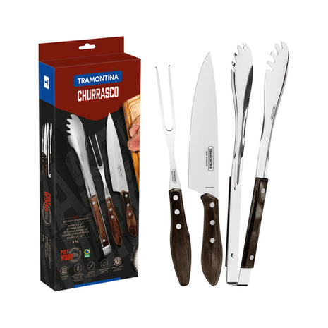 Juego para asado 3 piezas 21198961 Tramontina