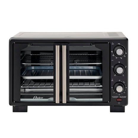 Oster Horno con freidora de aire 2216217 negro de 25L interior antiadherente