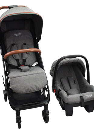Infanti sistema de viaje lockit Mod.232GYH-N002TSGBK, color: gris con negro
