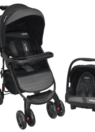 Infanti carriola 4 en 1 Mod. 233HC22BLK, color: negro, de hiro ts