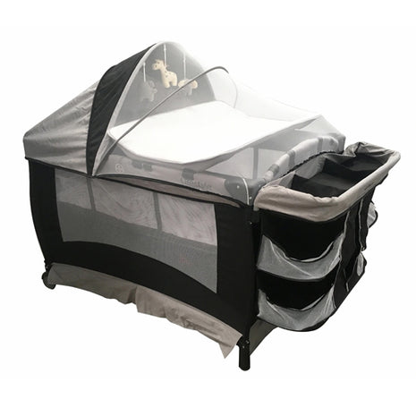 Cuna de Viaje Cuddy gris Infanti Lifestyle