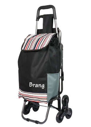 Carrito de mandado con silla negro Brang