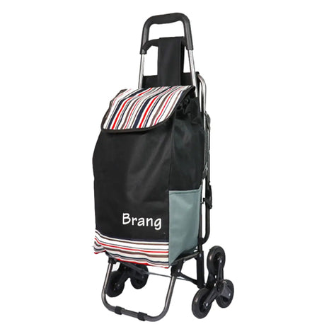 Carrito de mandado con silla negro Brang