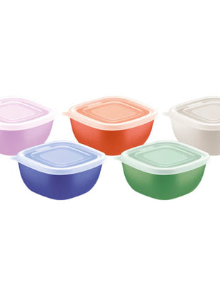 Tramontina Juego de Potes MixColor 25099998 con tapa transparente 10 piezas