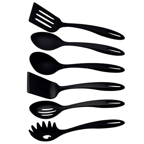 Tramontina Juego de utensilios Ability 25199009 negro de 6 piezas de nylon