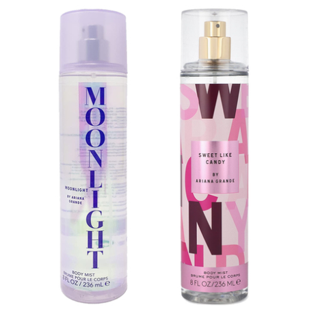 Ariana Grande KIT 2 Body Mist 236 ml C/U Moonlight-Sweet Like Candy. Dama