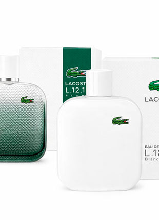 Combo Lacoste Blanc, Lacoste L.12.12 Blanc Intense - ES655 100ml + Lacoste l12.12 blanc - LCBLC-03 100ml