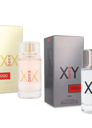 Combo Perfume Hugo Boss XY HBXYM 100ml + Hugo Boss XX HUGOXX100DAMA 100ml