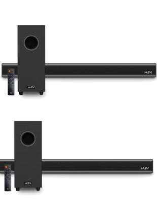 Combo Misik 2 Barras de Sonido Portátil 32" MSB566 Negro