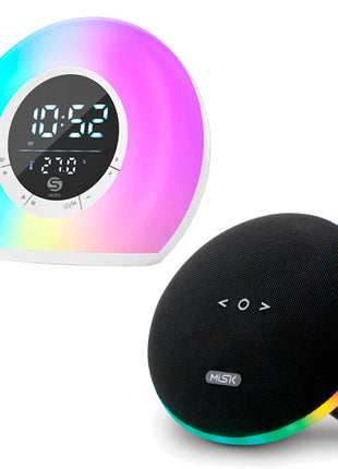 Combo Misik Bocina Portátil Blanco- MS239 + Misik Bocina Portátil Negro- MS244